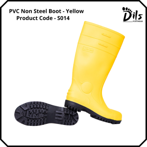 PVC Non Steel Boot - Yellow color